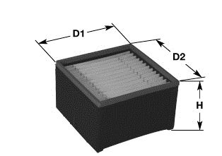 CLEAN FILTERS Degvielas filtrs MG3604